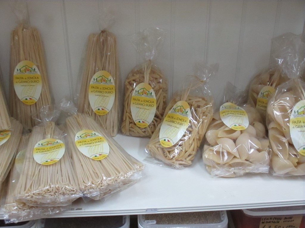 Tutti i tipi di pasta casalinga.
